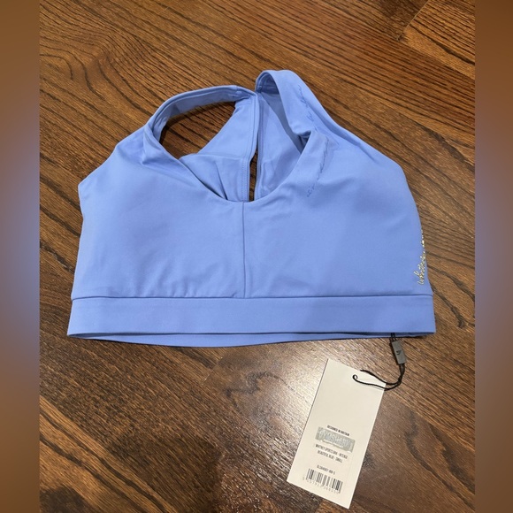 NEW Gymshark x Whitney Simmons Sports Bra - Blue Small - Picture 2 of 5